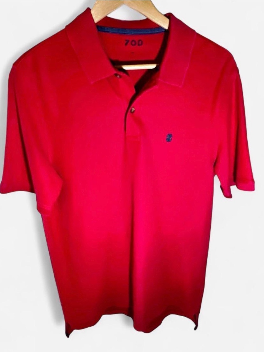 Izod Men's Bright Red Polo with Small Chest Logo
